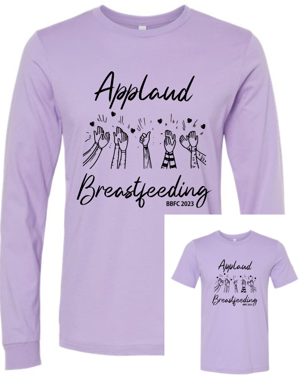 Applaud Breastfeeding 2023 Bella Canvas Brand