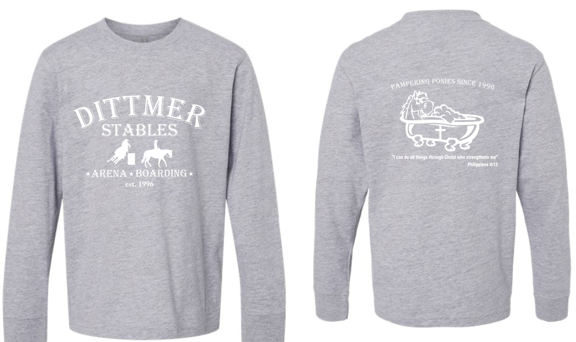 Dittmer Stables Short/Long Sleeve Tee (YOUTH sizes)