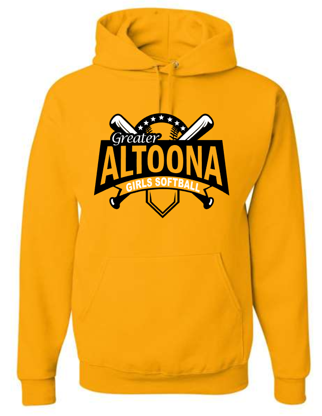 Girls 2024 softball sweatshirts
