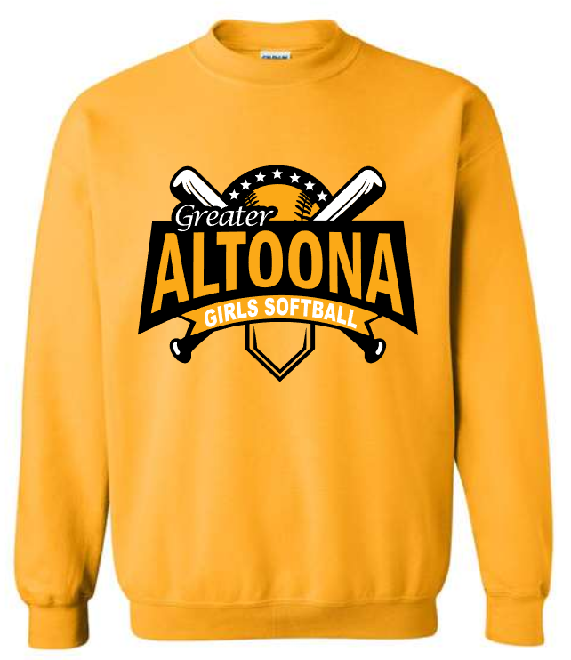 GAGSA Softball Tee Hoodie/Crew Sweatshirts ADULT