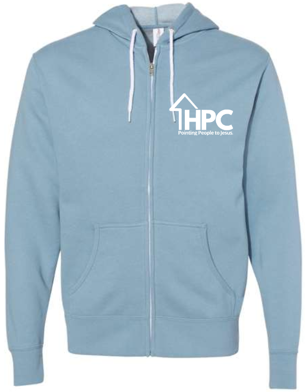 HPC Zip Up LIGHTWEIGHT Hoodie (ADULT sizes) Multiple Color Options