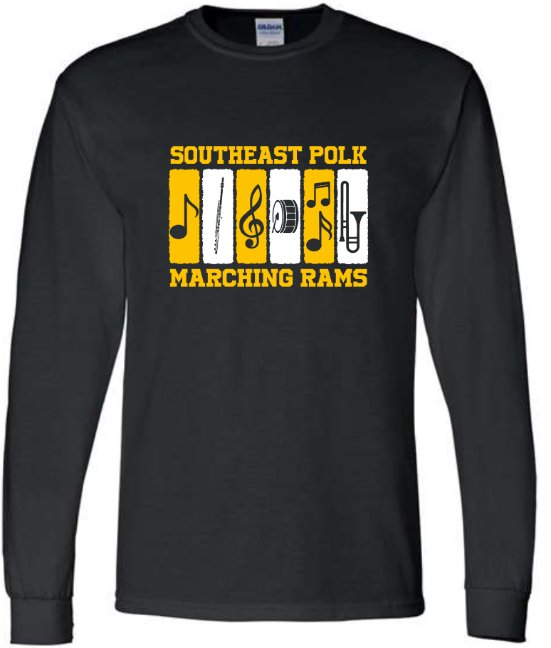 Color Block SEP Marching RAMS Tee and Long Sleeve (Adult Sizes)