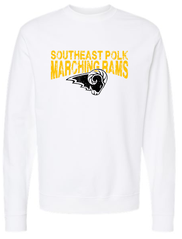 SEP Marching RAMS Crew Neck and Hoodie Sweatshirt (Adult Sizes)