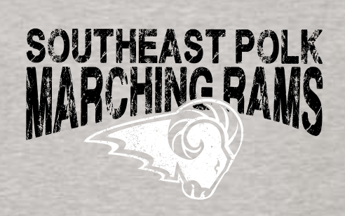 SEP Marching RAMS Crew Neck and Hoodie Sweatshirt (Adult Sizes)