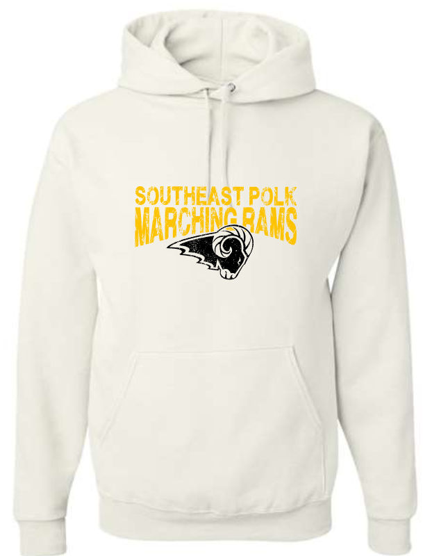 SEP Marching RAMS Crew Neck and Hoodie Sweatshirt (Adult Sizes)