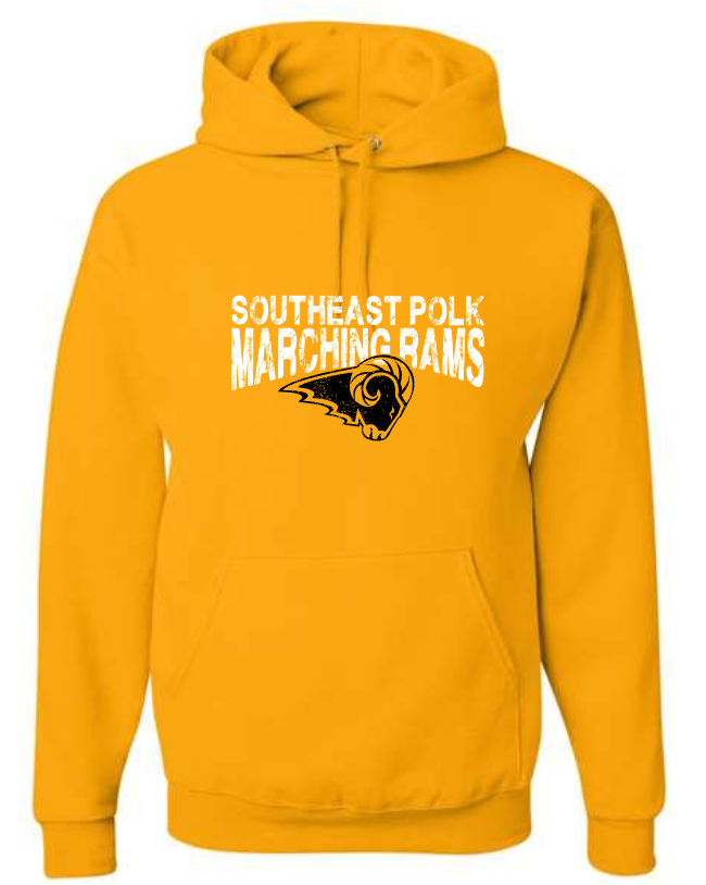 SEP Marching RAMS Crew Neck and Hoodie Sweatshirt (Adult Sizes)
