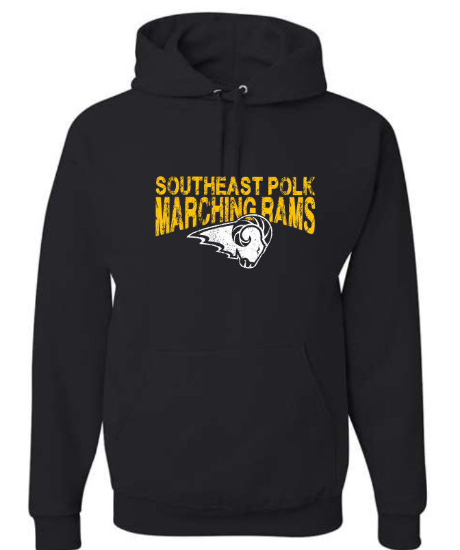 SEP Marching RAMS Crew Neck and Hoodie Sweatshirt (Adult Sizes)