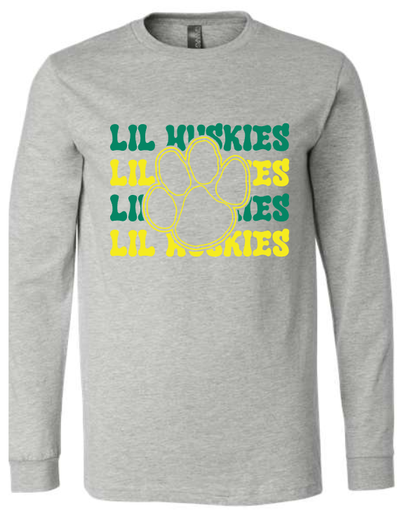 Monroe Elementary LIL Huskies LONG SLEEVE (Adult and Youth)