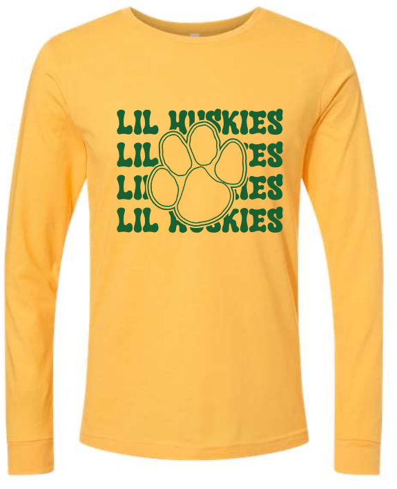 Monroe Elementary LIL Huskies LONG SLEEVE (Adult and Youth)