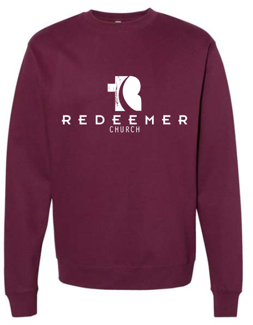 Redeemer Church Midweight Crew Neck (ADULT sizes)