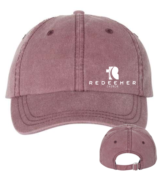 Redeemer Church pigment dyed cap (Adjustable)