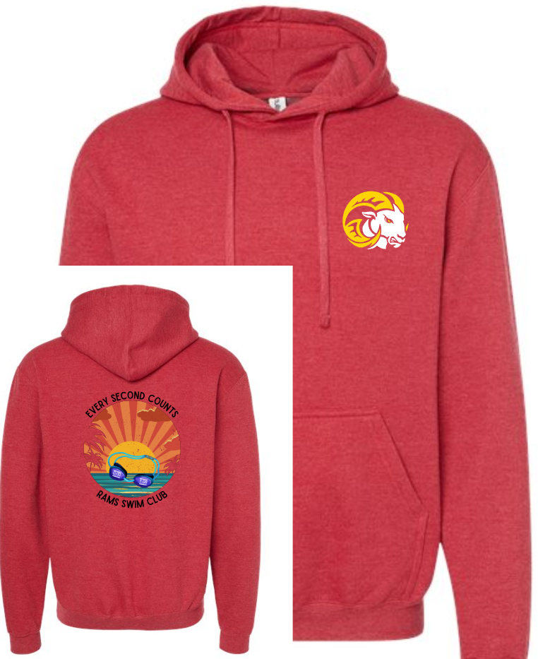 SEP RAMS Swim Every Second Tee/Hoodie/Crew ADULT SIZES