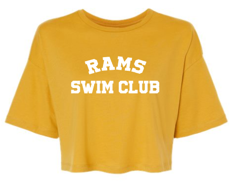RAMS Swim Club Crop Tops (Adult Sizing)