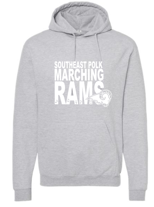 SEP Marching RAMS Music Note Crew/Hoodie (ADULT and YOUTH sizing)