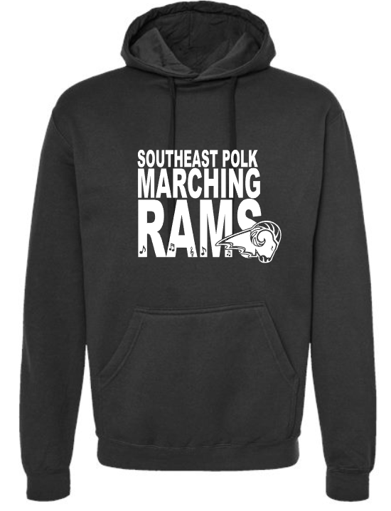 SEP Marching RAMS Music Note Crew/Hoodie (ADULT and YOUTH sizing)