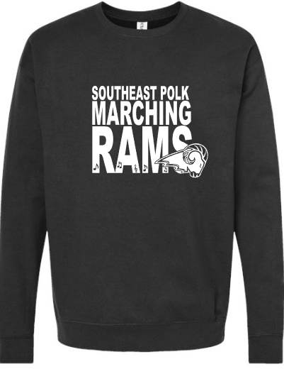 SEP Marching RAMS Music Note Crew/Hoodie (ADULT and YOUTH sizing)