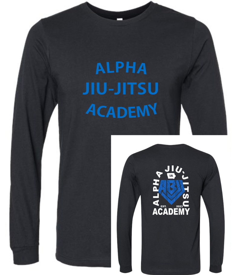 Alpha Jiu-Jitsu Academy Tee and Long Sleeve (Adult and Youth Sizing)