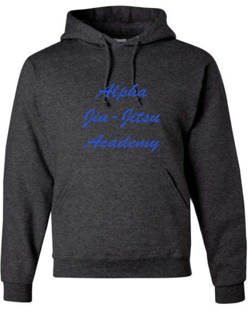 Alpha Jiu-Jitsu Academy Script Crew and Hoodie (Adult and Youth Sizing)