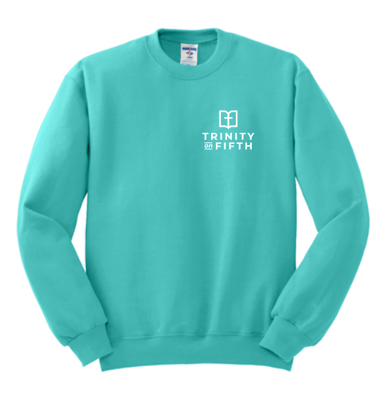 Trinity on Fifth Colorful Crewneck Options (ADULT Sizes only)