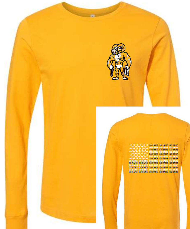 RAMS Swim Club Ram Flag Tee/Long sleeve/Hoodie (Adult and Youth Sizes)