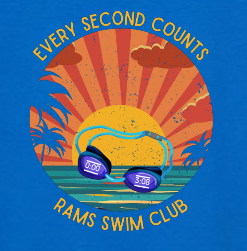 SEP RAMS Swim Every Second Tee/Hoodie/Crew ADULT SIZES