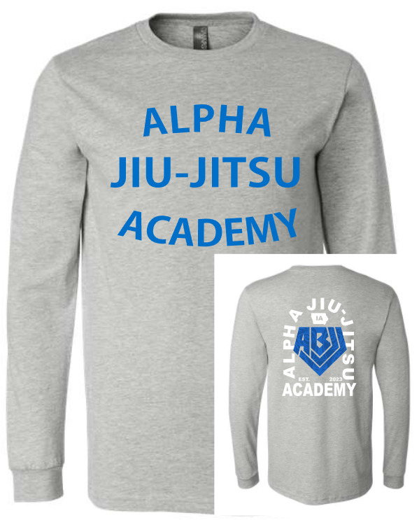 Alpha Jiu-Jitsu Academy Tee and Long Sleeve (Adult and Youth Sizing)