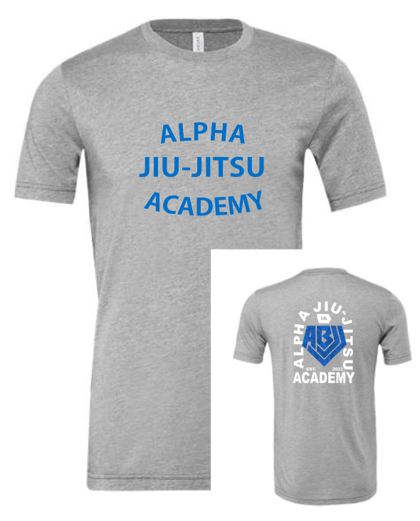 Alpha Jiu-Jitsu Academy Tee and Long Sleeve (Adult and Youth Sizing)