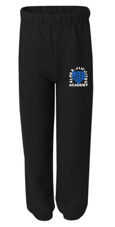 Alpha Jiu-Jitsu Academy Jogger Sweatpants (Adult and Youth Sizing)