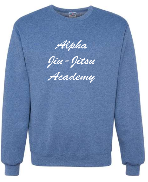 Alpha Jiu-Jitsu Academy Script Crew and Hoodie (Adult and Youth Sizing)