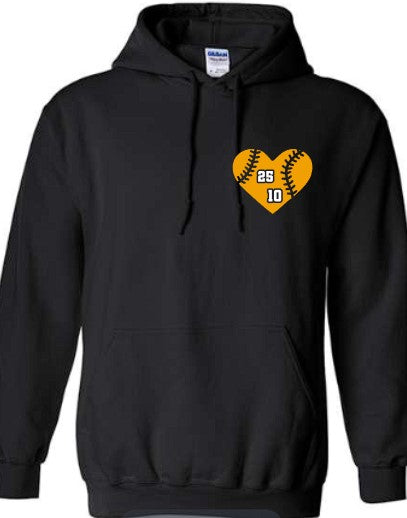SEP Baseball Heart Tee/Crew/hoodie (Adult and Youth)