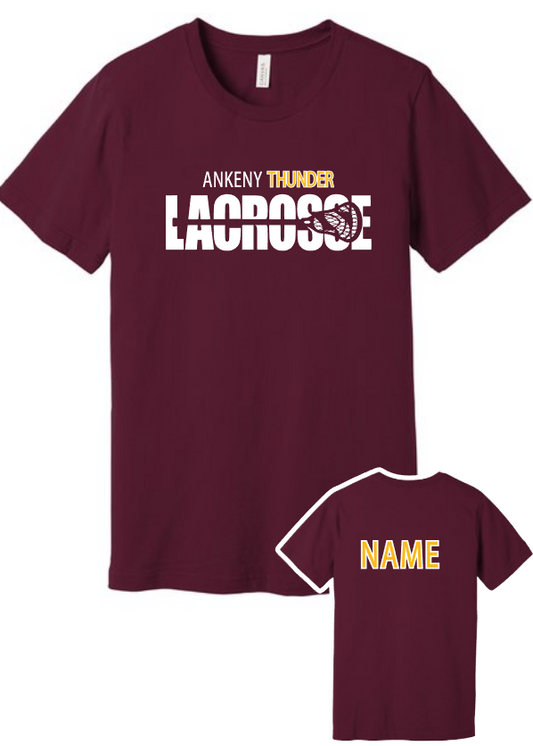Ankeny Thunder Lacrosse Tee Cut out (YOUTH)