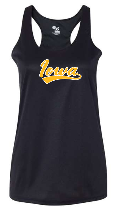 IA.USSSA Tank - LADIES Racerback Poly/Wicking