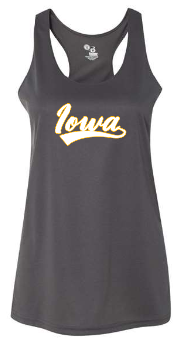 IA.USSSA Tank - LADIES Racerback Poly/Wicking