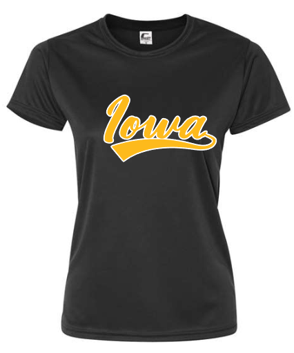 Copy of IA.USSSA Tee - Adult LADIES Poly/Wicking