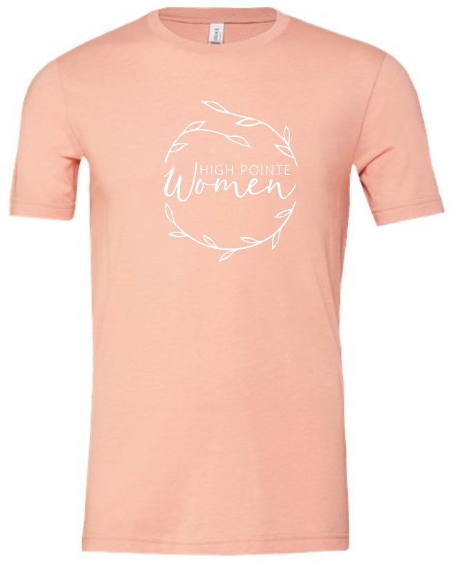 HPC Women's Ministry Short Sleeve Tee (ADULT sizes)     Multiple Color Options
