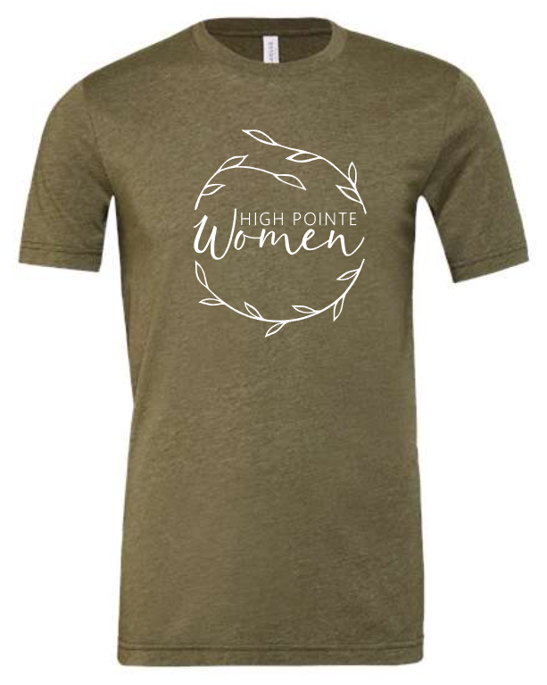 HPC Women's Ministry Short Sleeve Tee (ADULT sizes)     Multiple Color Options