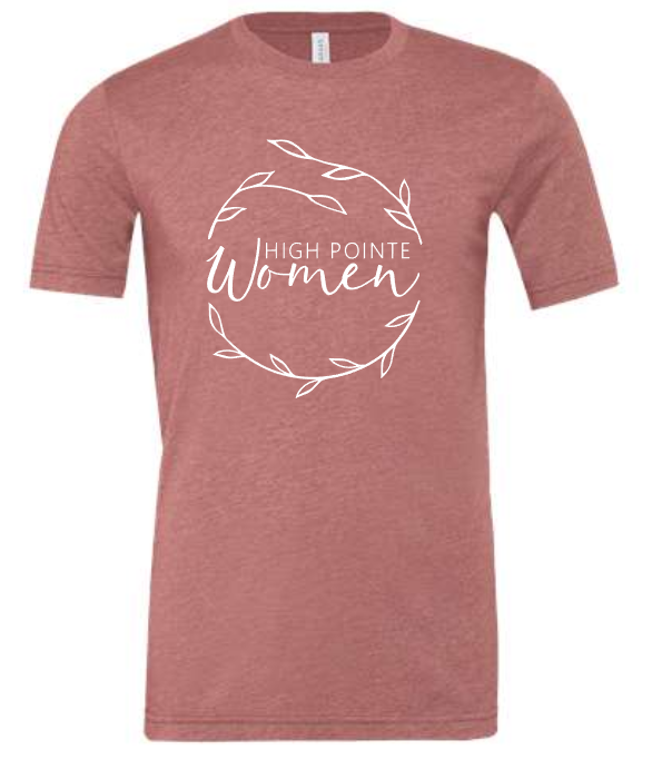 HPC Women's Ministry Short Sleeve Tee (ADULT sizes)     Multiple Color Options