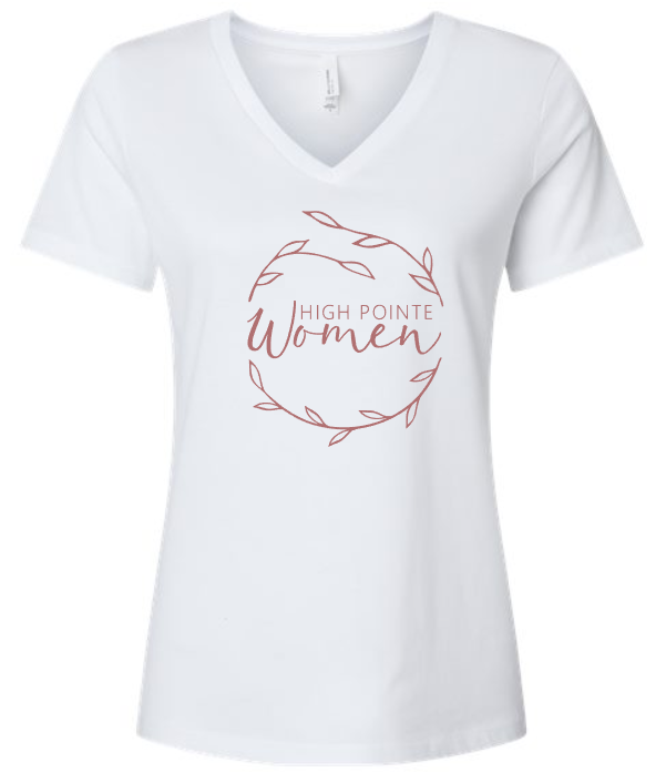 HPC Women's Ministry V-NECK Short Sleeve Tee (ADULT sizes)     Multiple Color Options