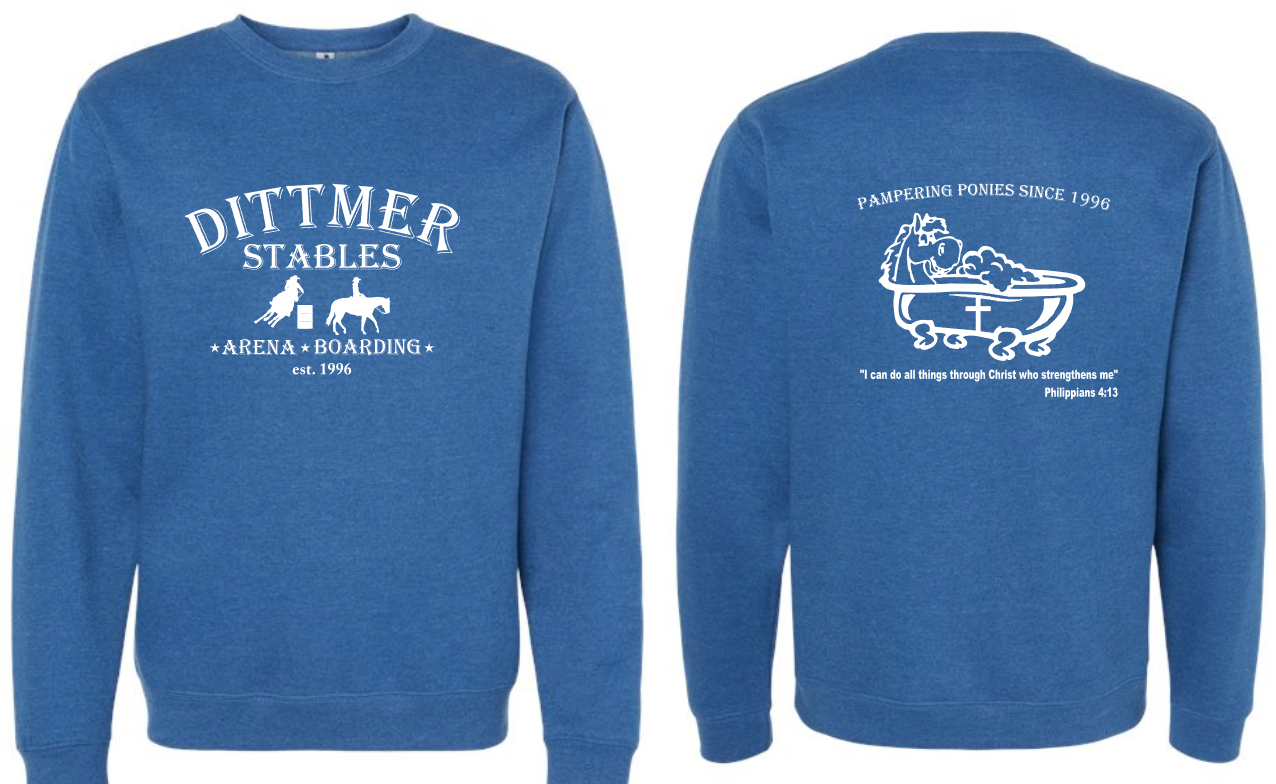 Dittmer Stables Crew Neck (ADULT sizes)