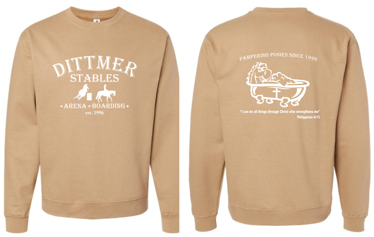 Dittmer Stables Crew Neck (ADULT sizes)