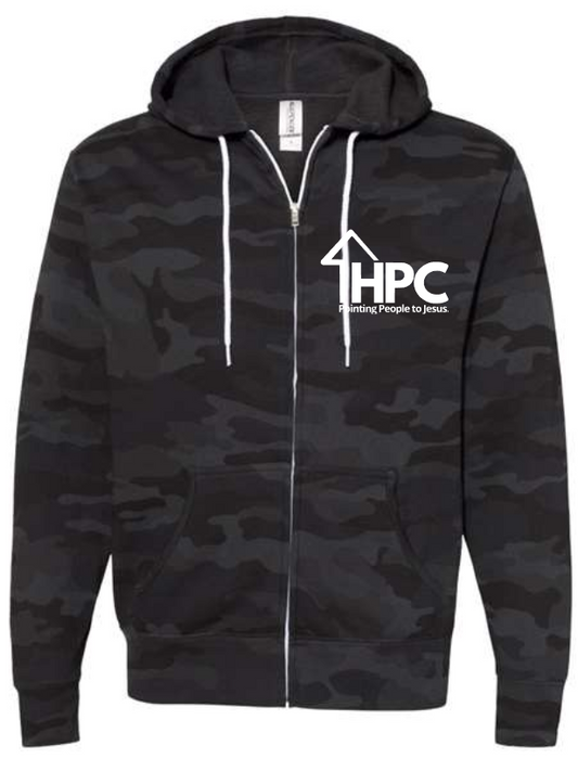 HPC Zip Up LIGHTWEIGHT Hoodie (ADULT sizes)   Multiple Color Options