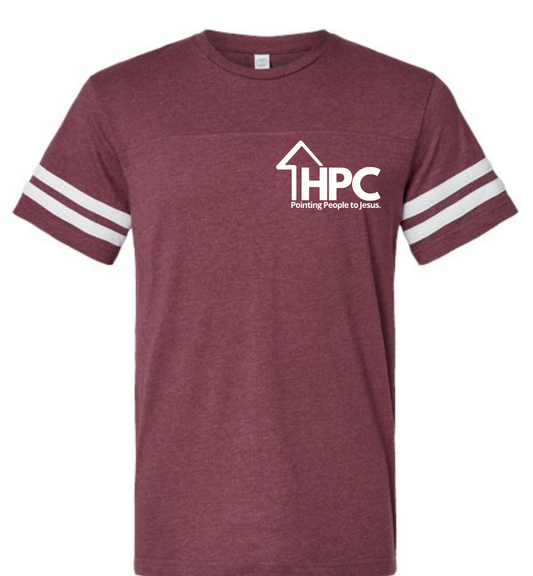HPC Football Short Sleeve Tee (ADULT sizes)   Multiple Color Options