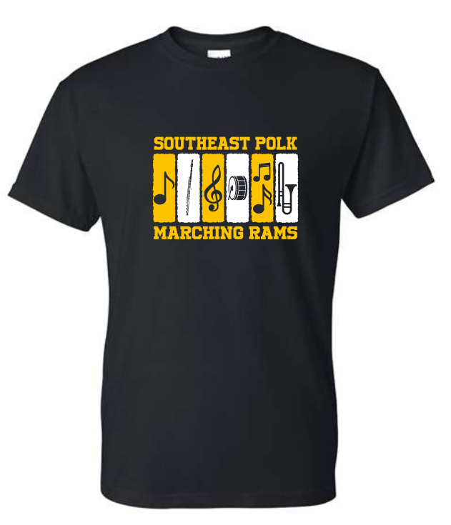 Color Block SEP Marching RAMS Tee and Long Sleeve (Adult Sizes)