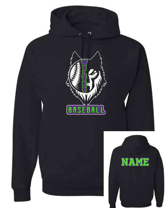 Altoona Wolves Baseball HOODIE (Adult and Youth Sizes)