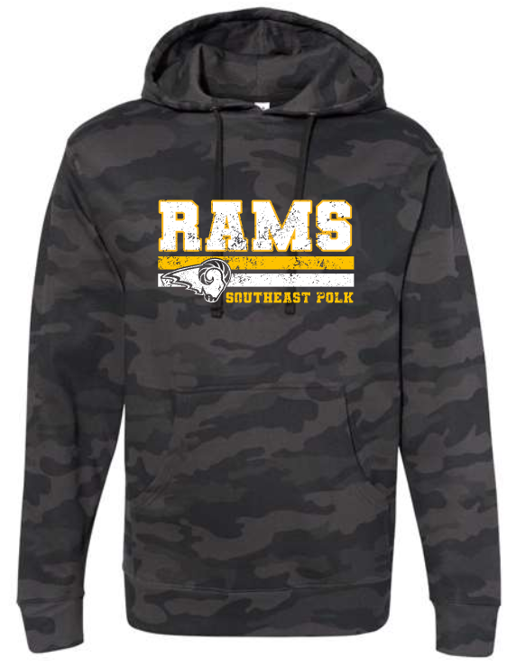 SEP distressed Rams Sweatshirts (Adult and Youth)