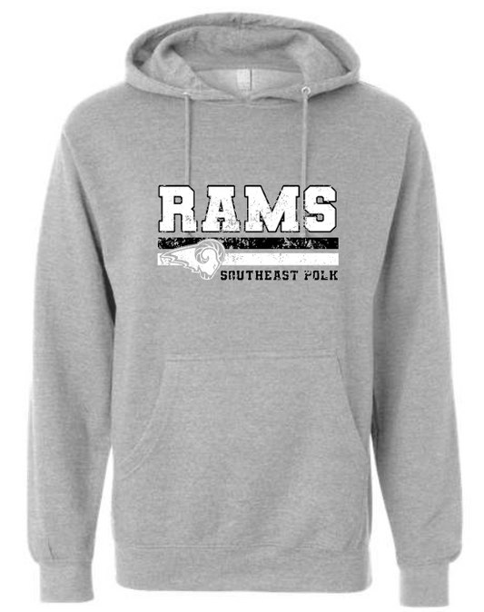 SEP distressed Rams Sweatshirts (Adult and Youth)