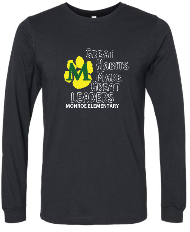 Monroe Elementary Leader LONG SLEEVE (Adult and Youth)
