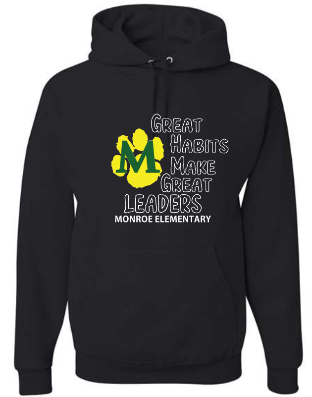 Monroe Elementary- CrewNeck and Hoodie Sweatshirts (ADULT Sizes)