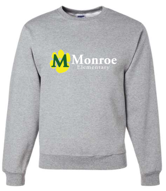 Monroe Elementary- CrewNeck and Hoodie Sweatshirts (ADULT Sizes)
