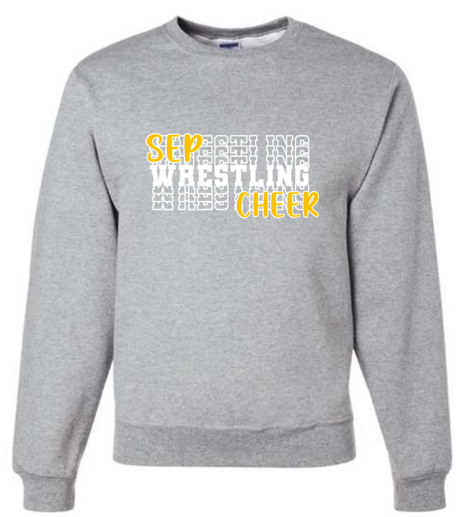 SEP Wrestling CHEER Apparel (tee/hoodie/crew)
